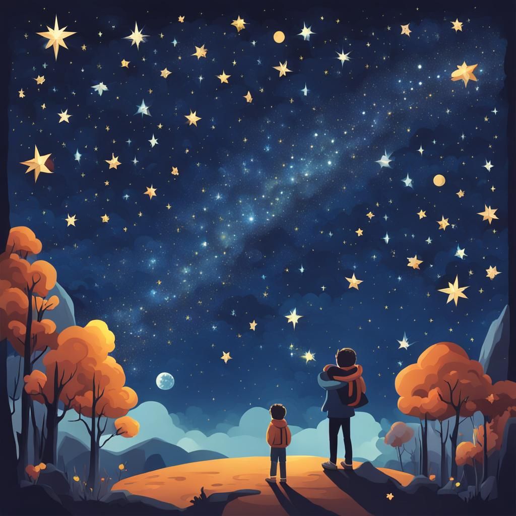 AI's Interpretation of Stargazing