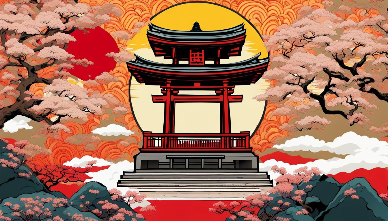 Shinto Kami in Pop Art Style