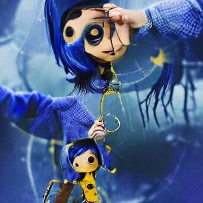 Coraline-Inspired Stop Motion Scene