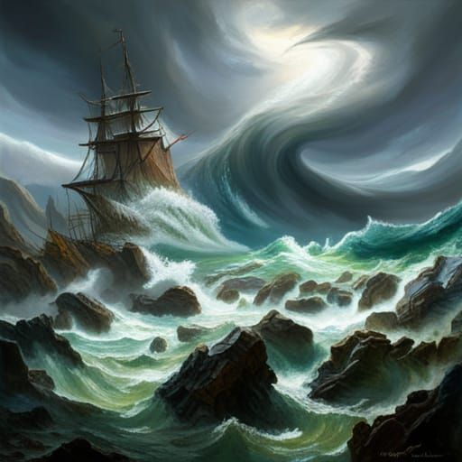 Maelstrom Landscape: A Powerful Natural Scene