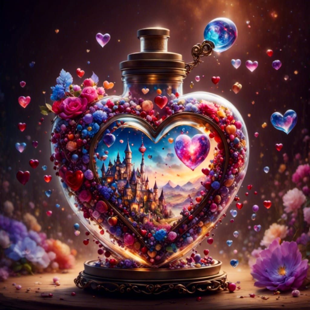 Magical Glass Heart: Love Potion No. 9