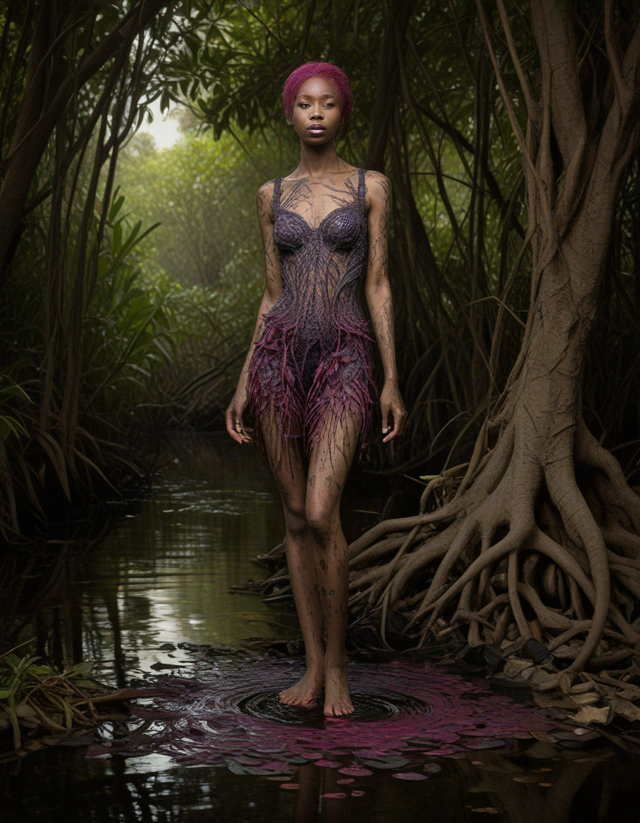 Mangrove Maiden in Phantasmagorical Splendor
