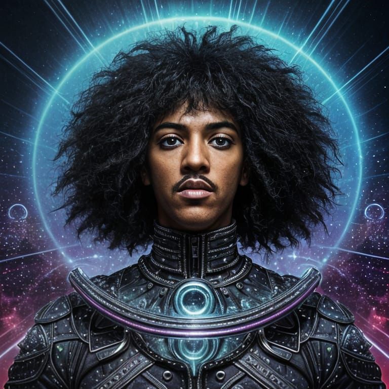 Phil Lynott's Vibrant, Sparkling Portrait