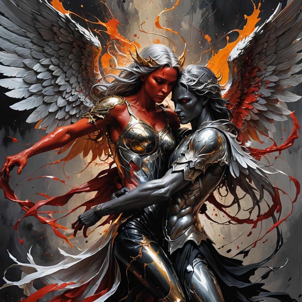 an angel and a demon - the legend continues 😁