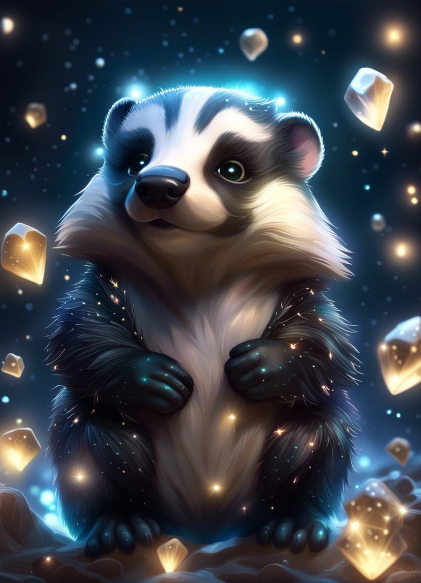 Cute Cosmic Badger