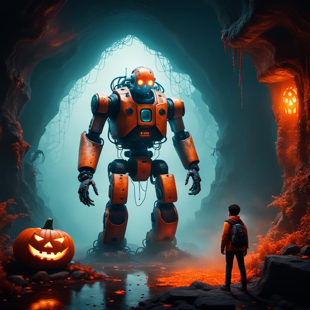 Monstrous AI in Virtual Halloween Realm