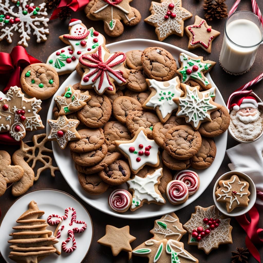 Festive Christmas Cookie Platter