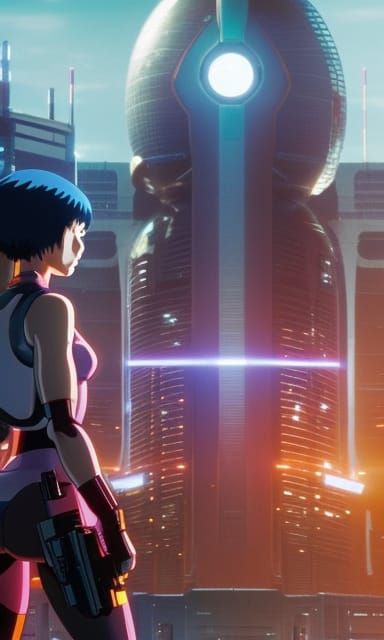 Ghost in the Shell Anime Key Visual
