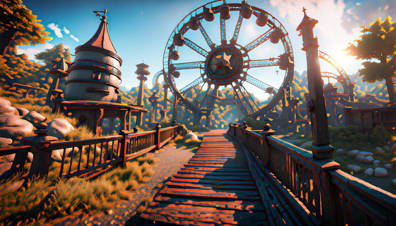 Forgotten Theme Park: 3D Cinematic Masterpiece