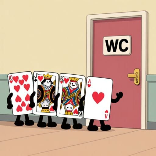 Playing Cards Queue for WC