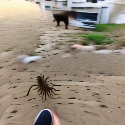 Terrifying Creature Chase Scene