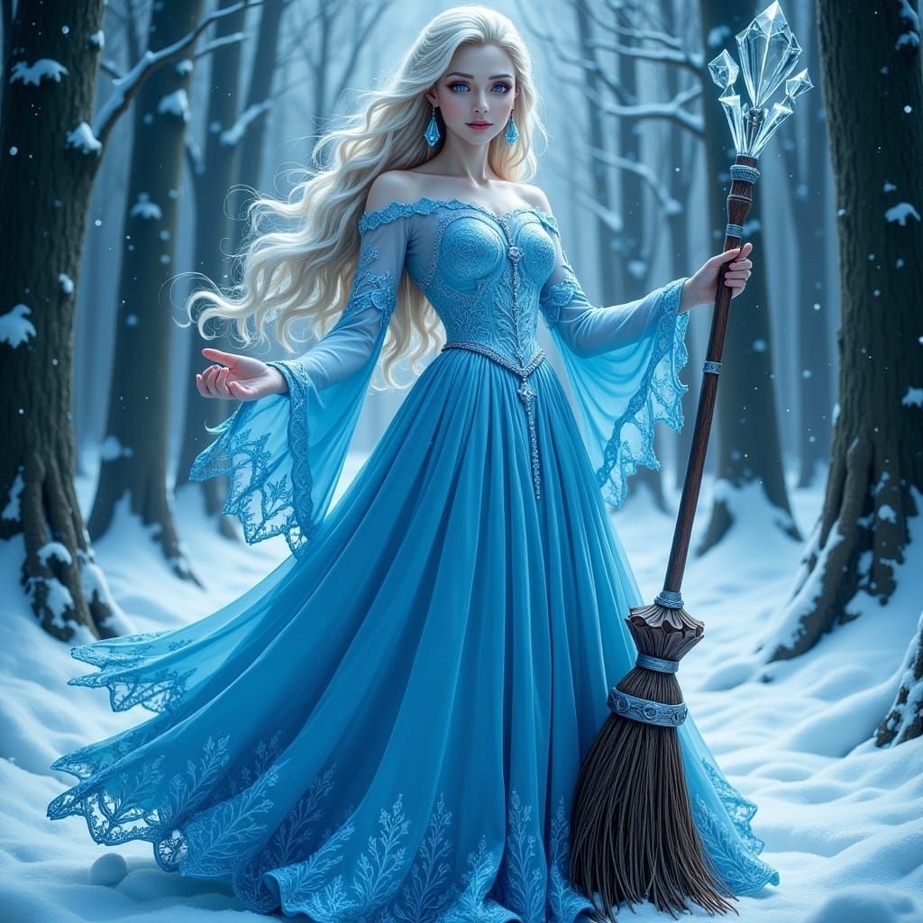 Luna Lovegood as Ice Witch in Winter Wonderland