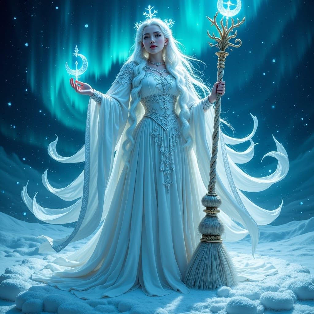 Icy Luna Lovegood as Baroque Ice Witch
