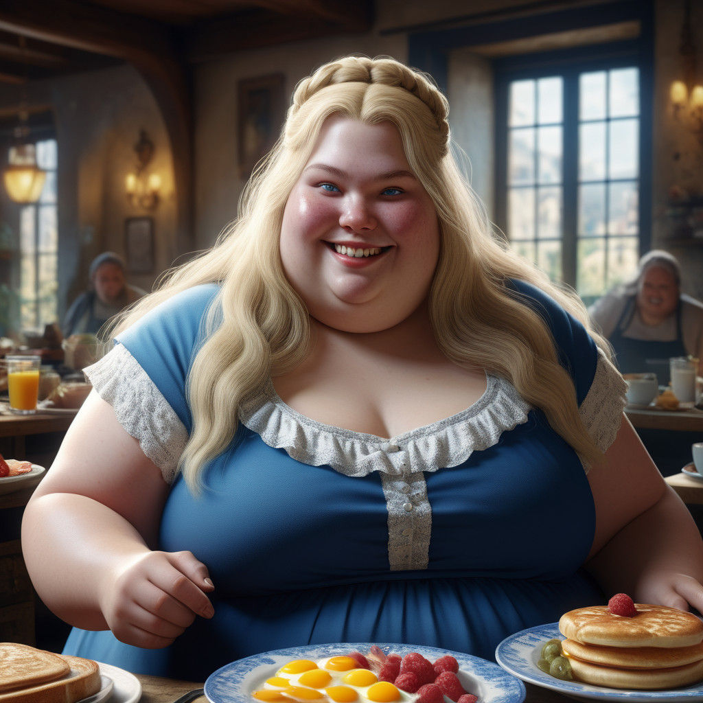 Fantastical French Breakfast Scene in Deep Color