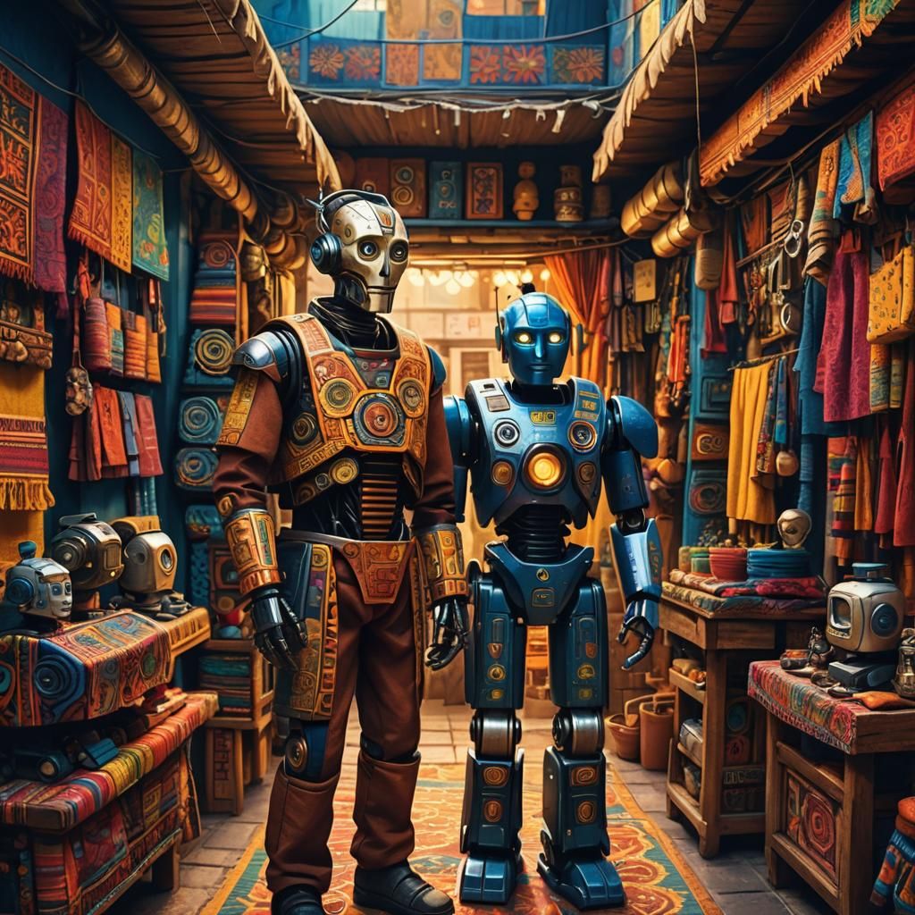 Vibrant Latin American Street Artists and a Robot in Hyperre...