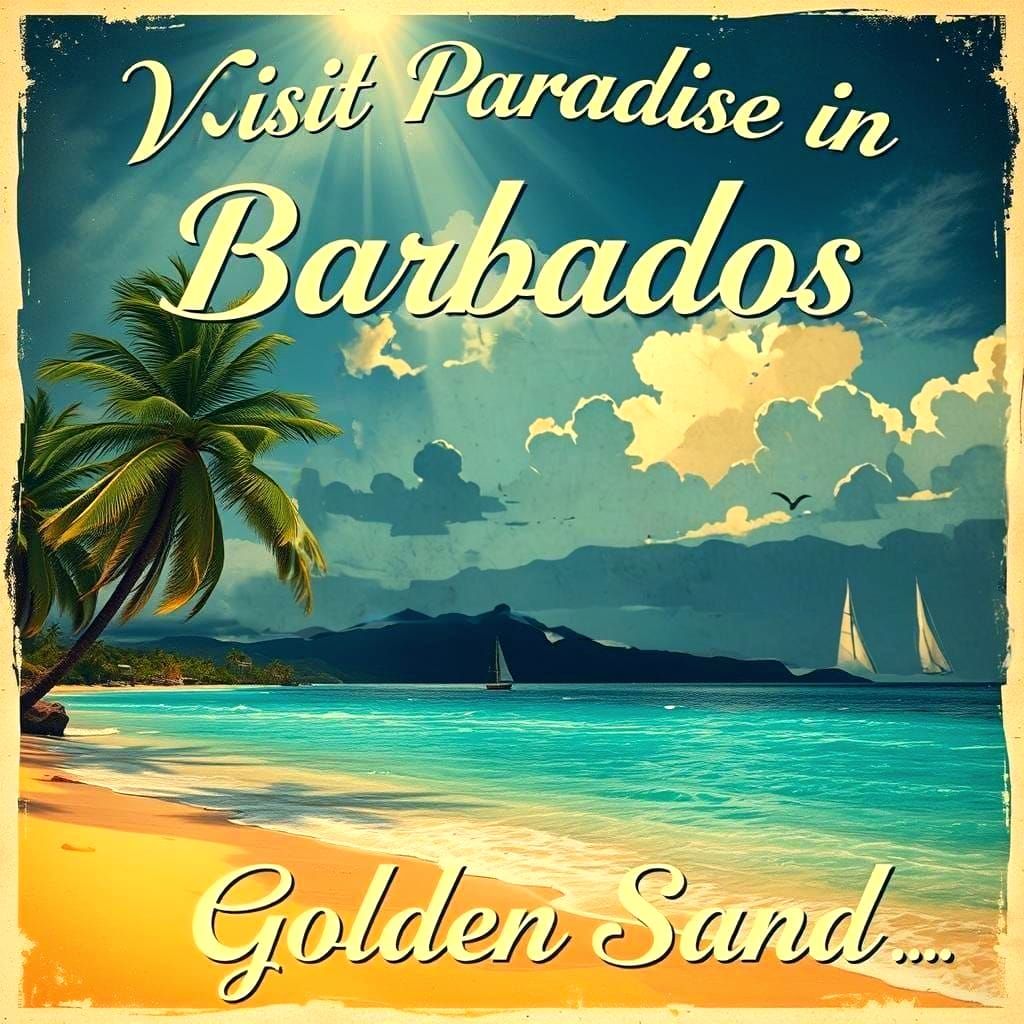 Discover Paradise in Barbados – A Vintage Travel Dream"
