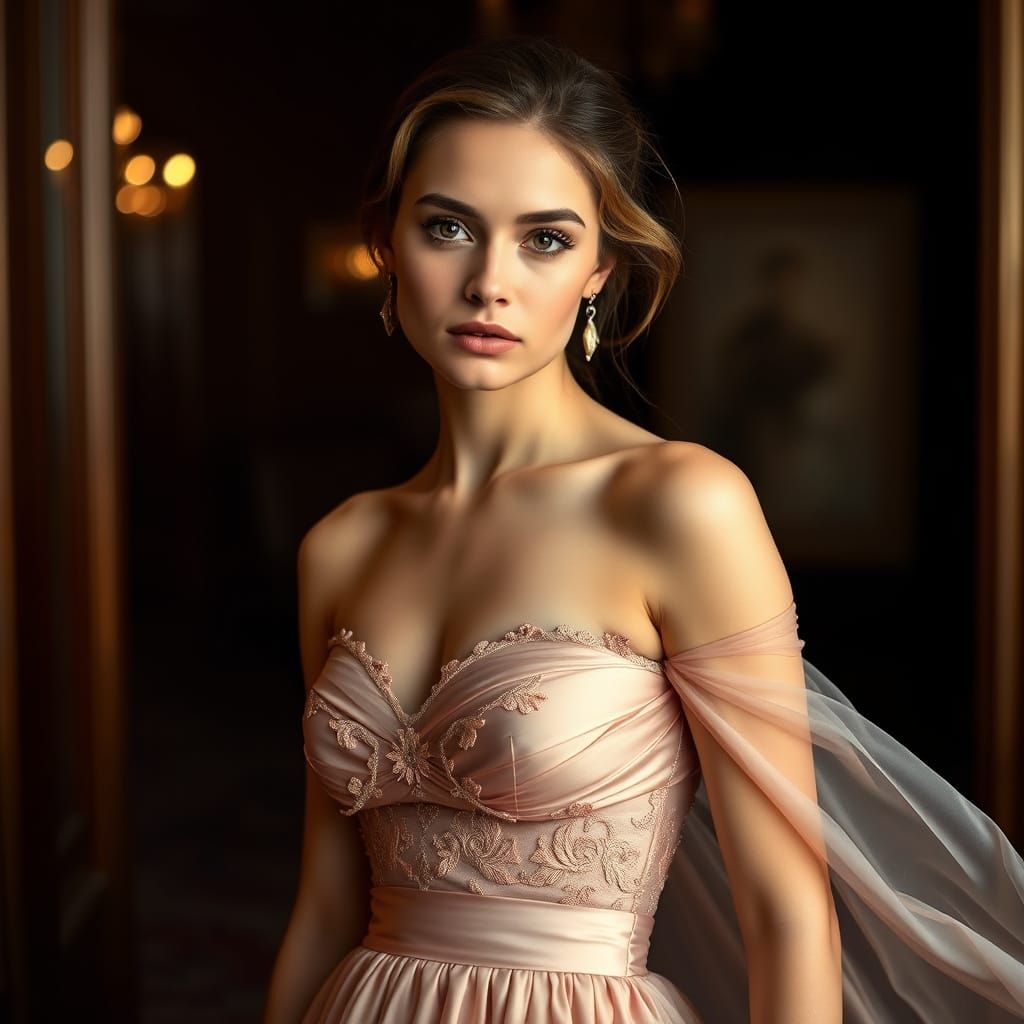 feminine model