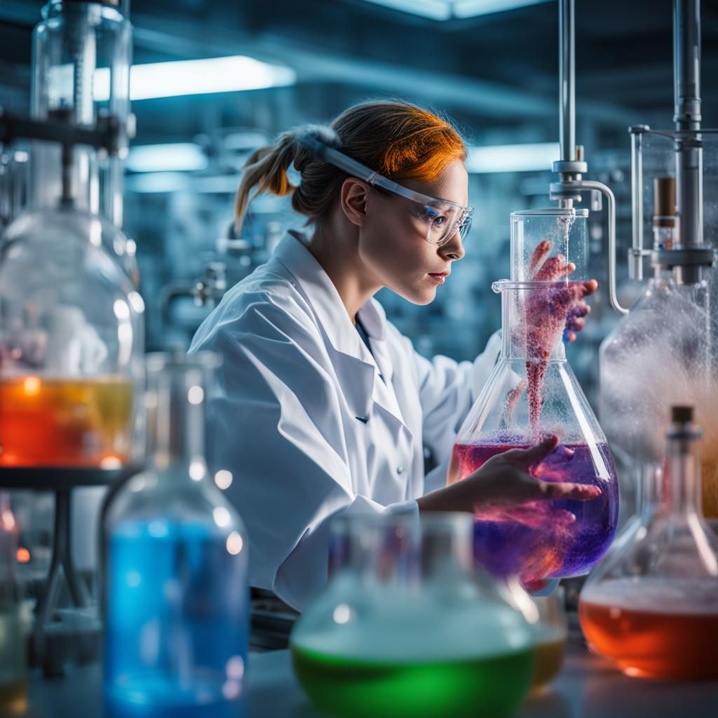 Mad Scientist's Laboratory: Transparent Skin, Muscular Build