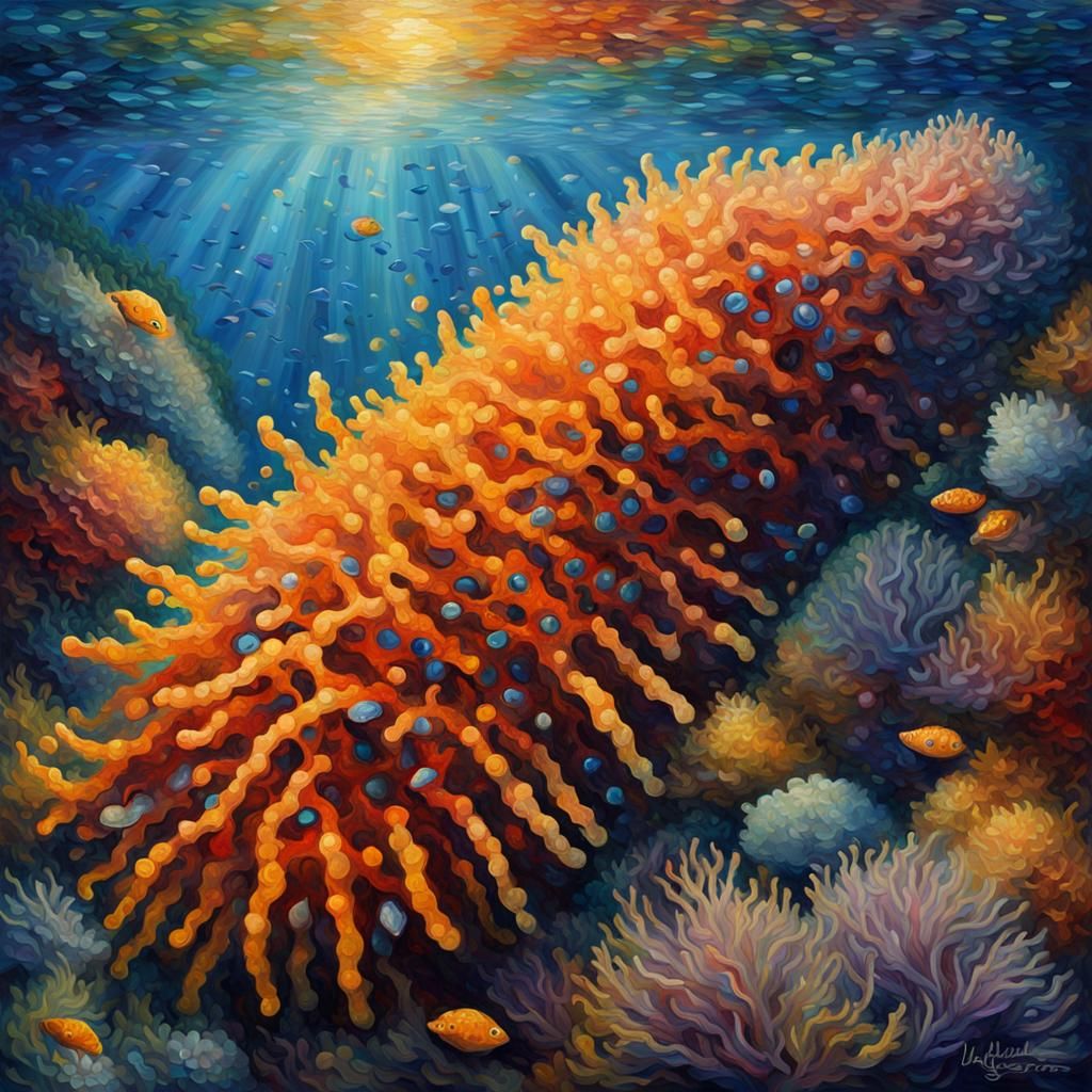 Sea Cucumber Mosaic