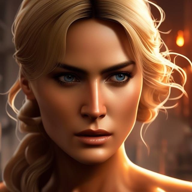 Helga Sinclair, Blond Tomb Raider in Erupting Volcano
