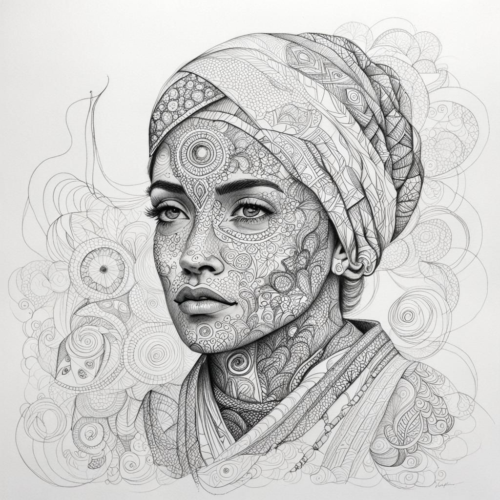 Women Engaged in Drawing