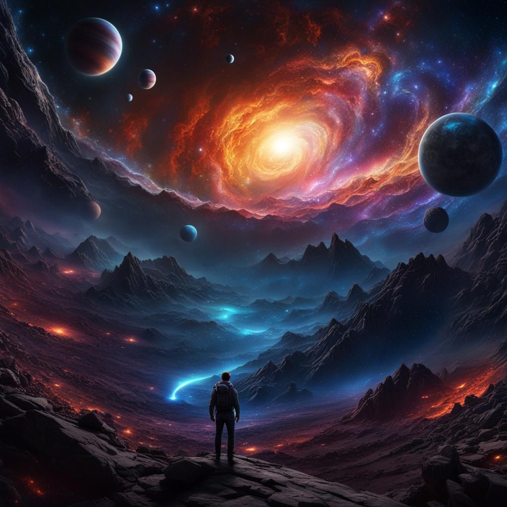 There is no love, there in no hate, only dark skies that hang above ("Dark on me" by Starset)