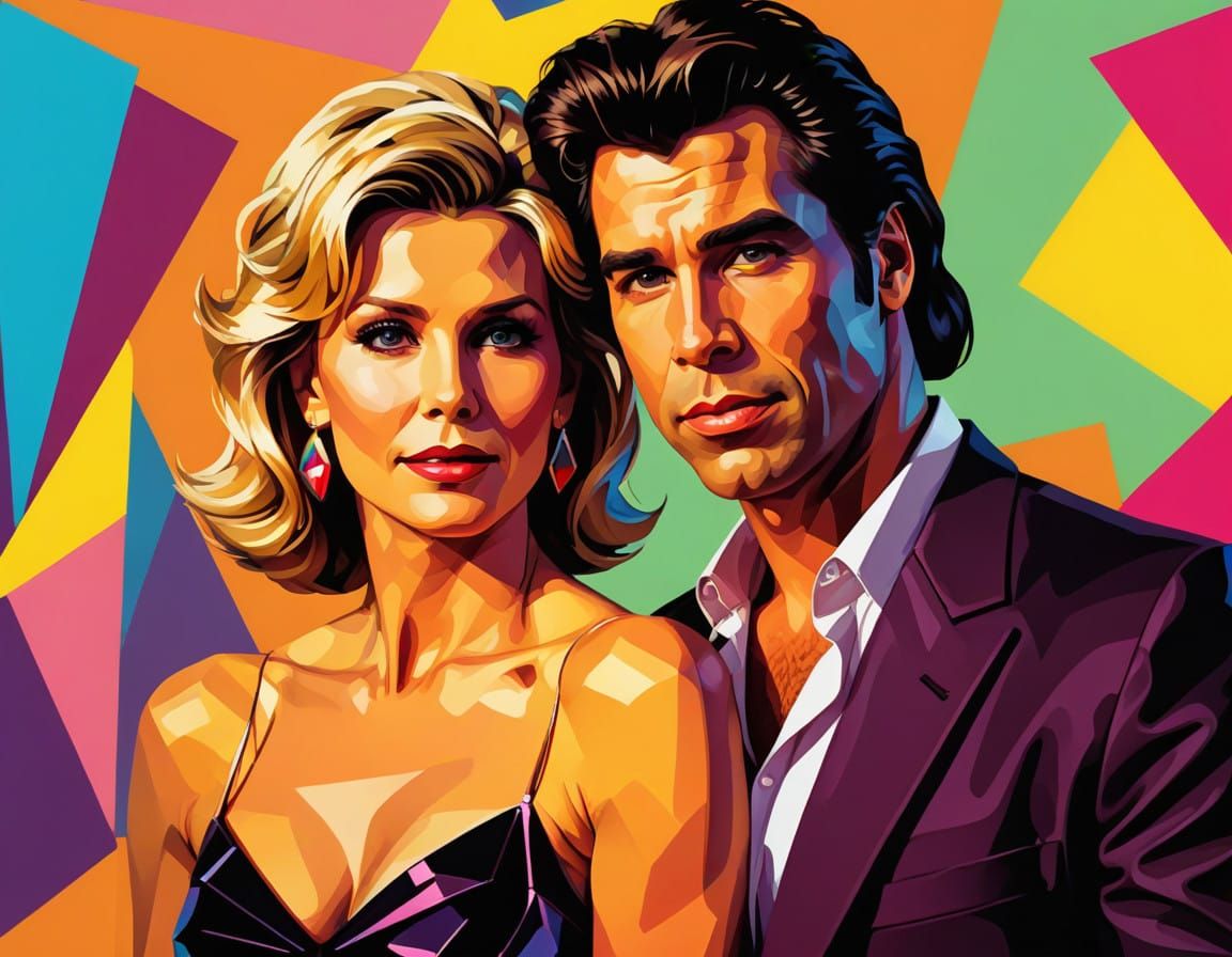Grease Icons in Vibrant Pop Art