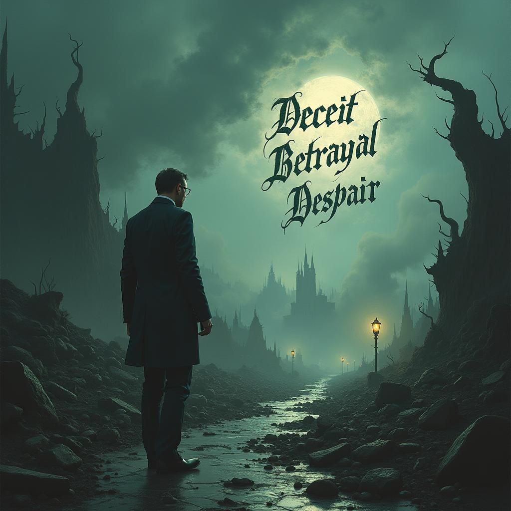 Therapist Navigates Dystopian Hellscape in Surreal Style