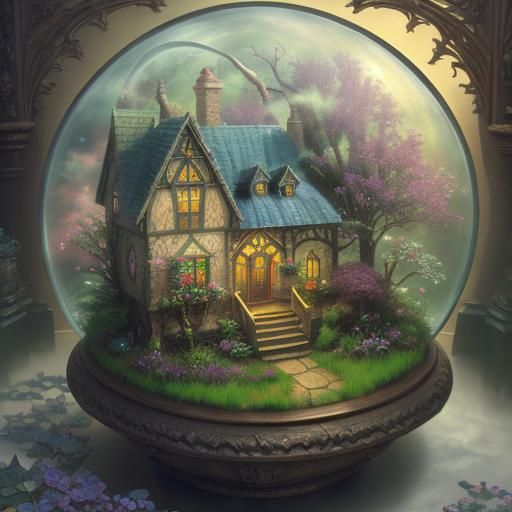 Enchanting Fairy Living Room in Ethereal Style