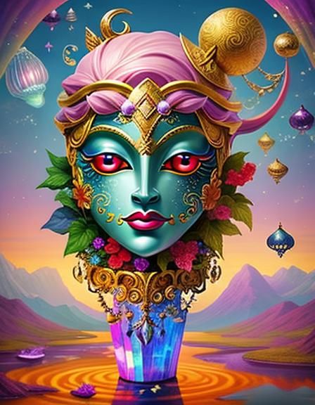 Mythical and Whimsical Dreamlike Scene