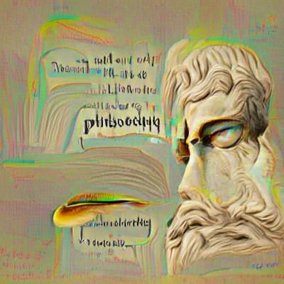 Abstract Philosophy Concept Generated by AI