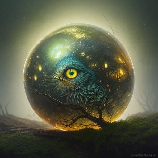 Ethereal Nubbash Portrait in Dreamy Oil Painting