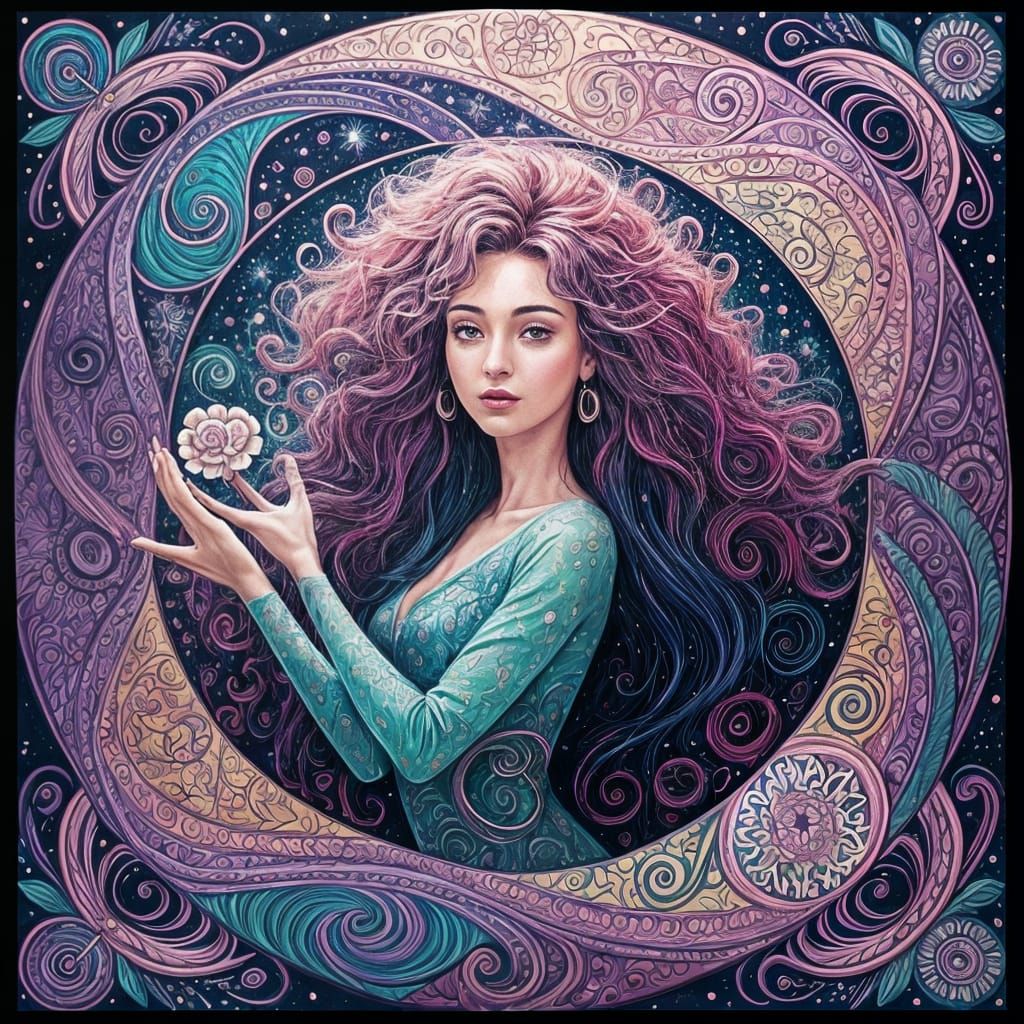 Galactic Crystal Bloom