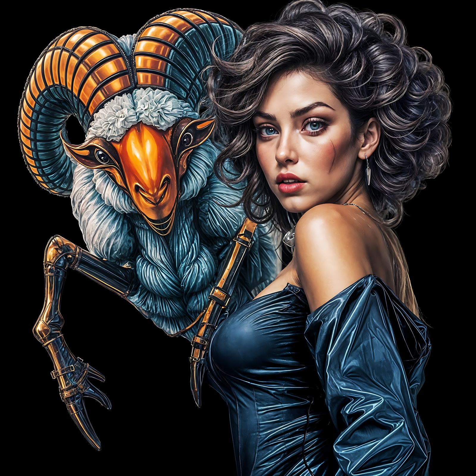 Surreal Street Art of Contrasting Beauty and Chaos