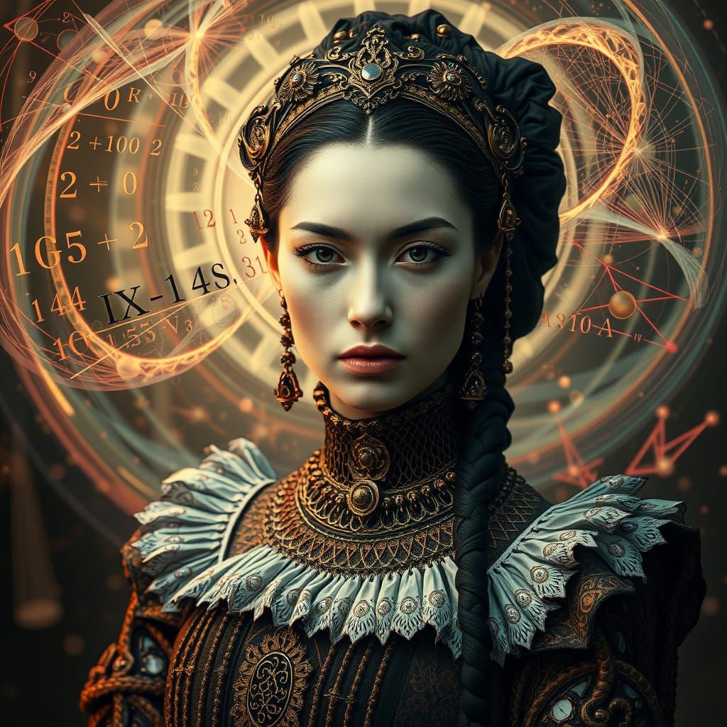 Ethereal Baroque Beauty in a Mathematical Dreamworld