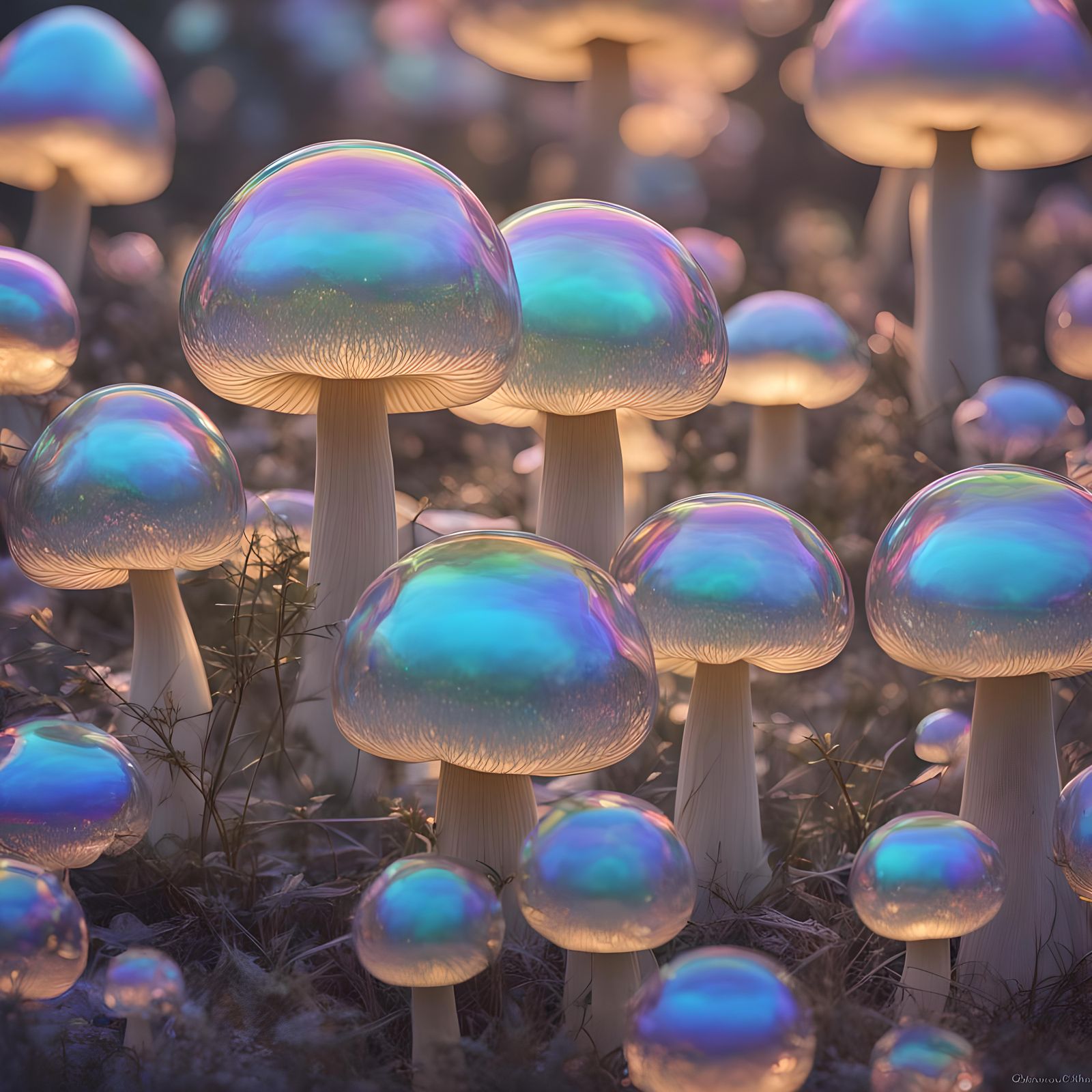 🫧🍄 Iridescent Mushrooms 🍄🫧