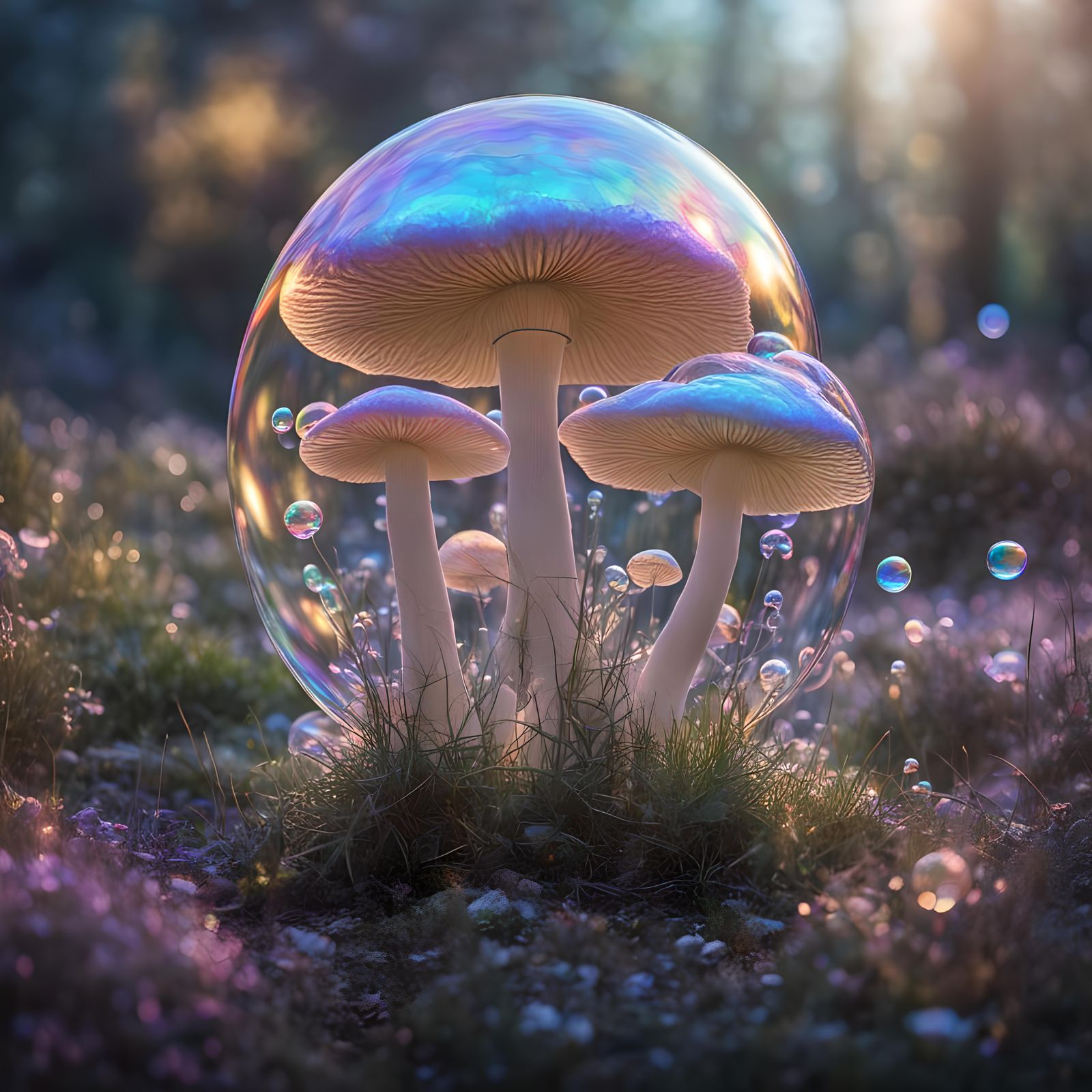 🫧🍄 Iridescent Mushrooms 🍄🫧