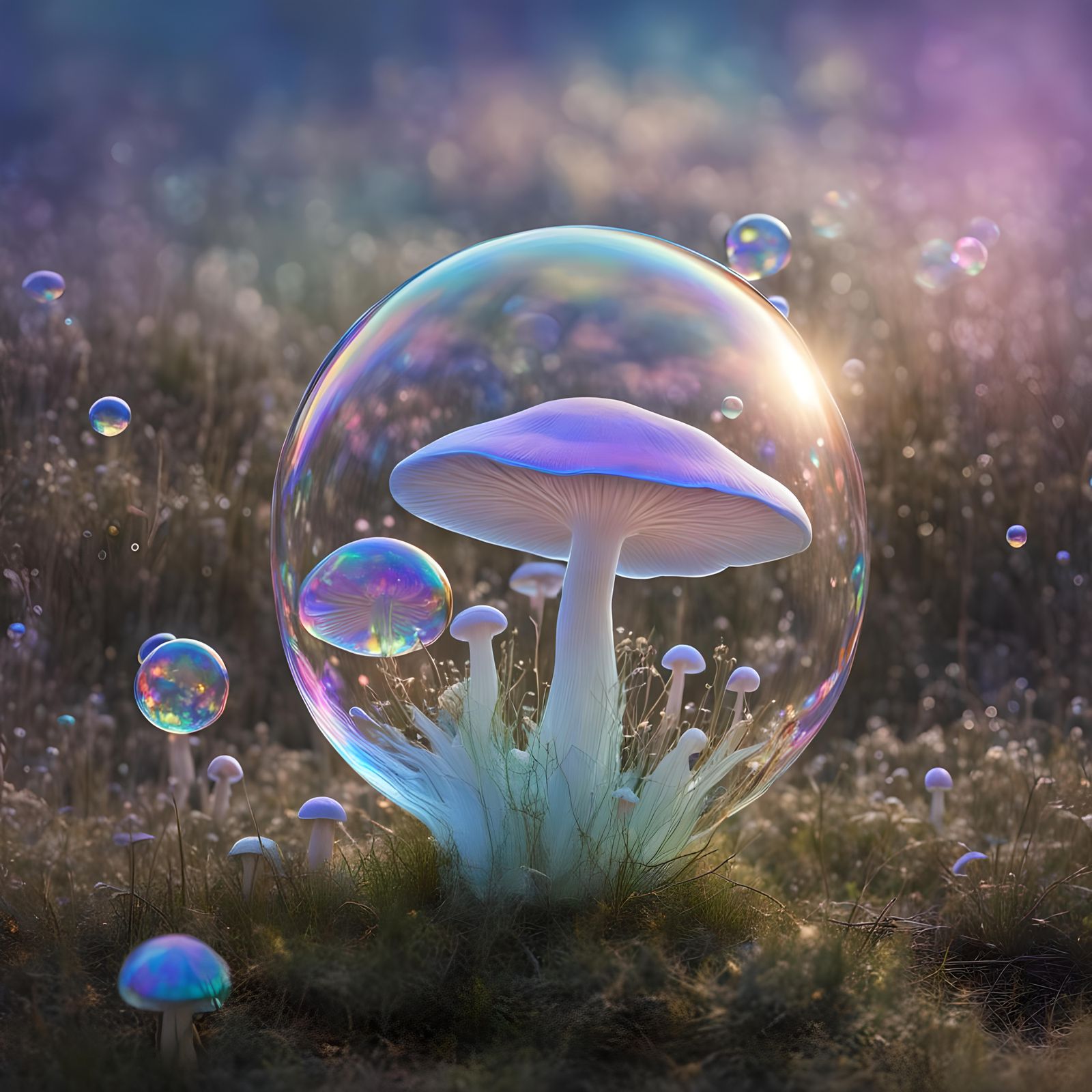 🫧🍄 Iridescent Mushrooms 🍄🫧