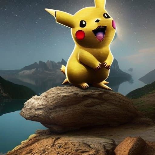 Epic Rock Formation in Digital Matte Painting