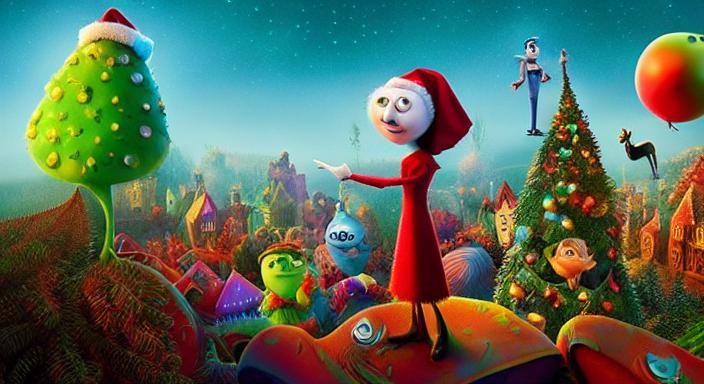 Nightmare Before Christmas in 3D Digital Art