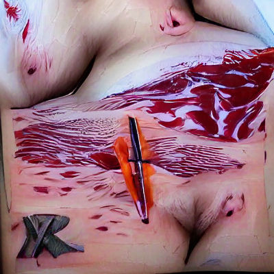 AI Generated Image of a Knife