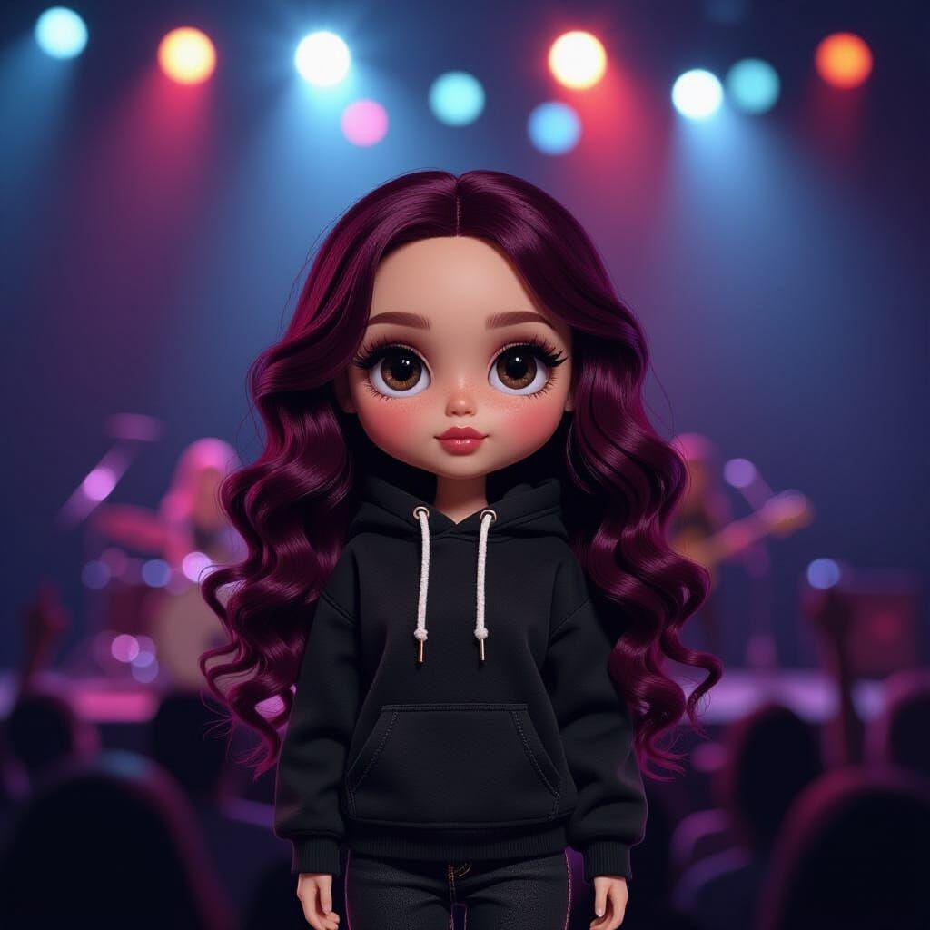 Mini Blythe Doll in Concert Front Row