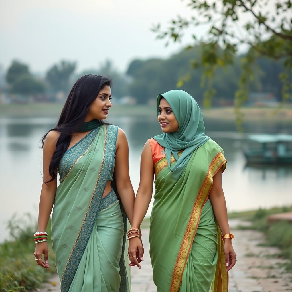 cute south asian couple