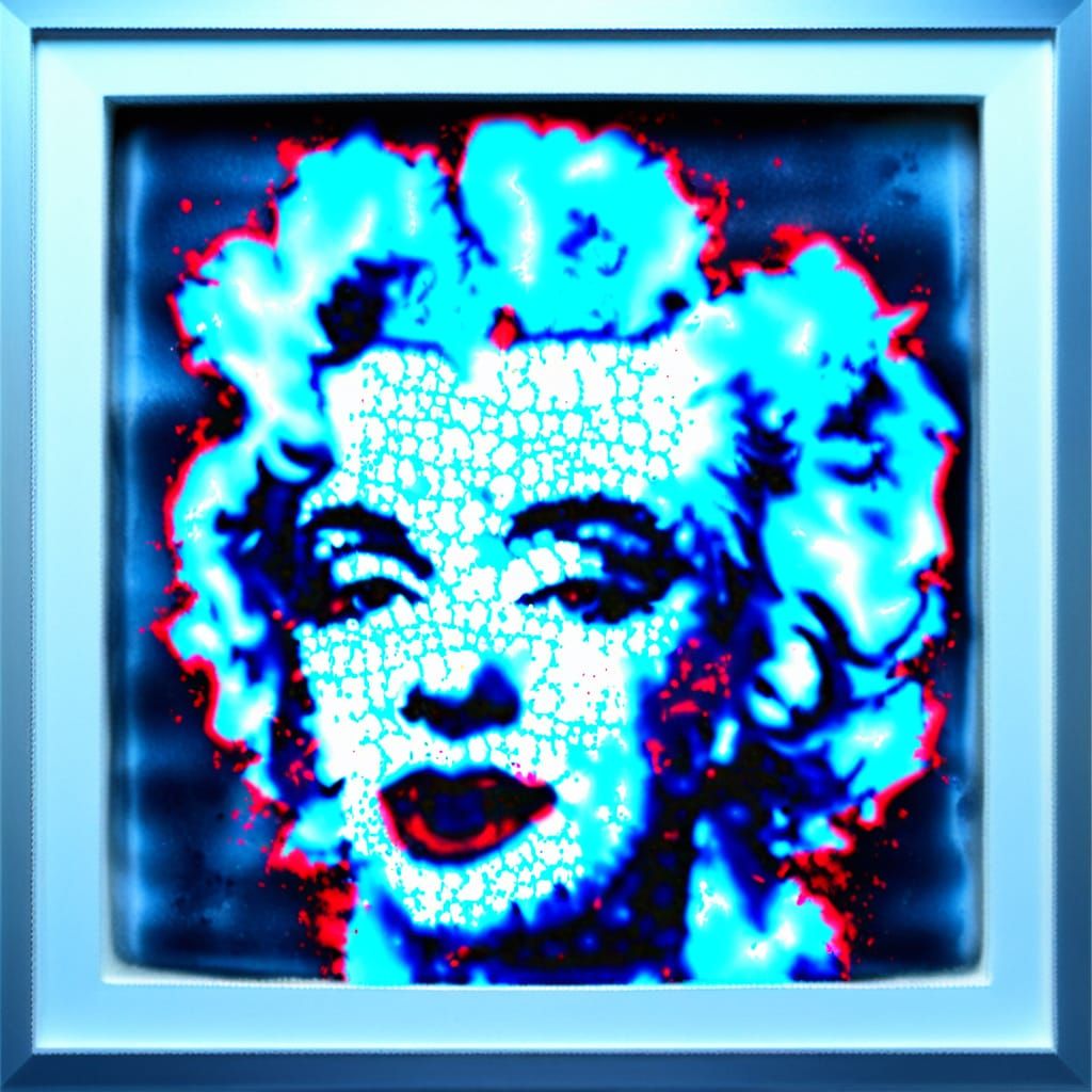 Marilyn Monroe's Iconic Image Reimagined in Diverse Art Styl...