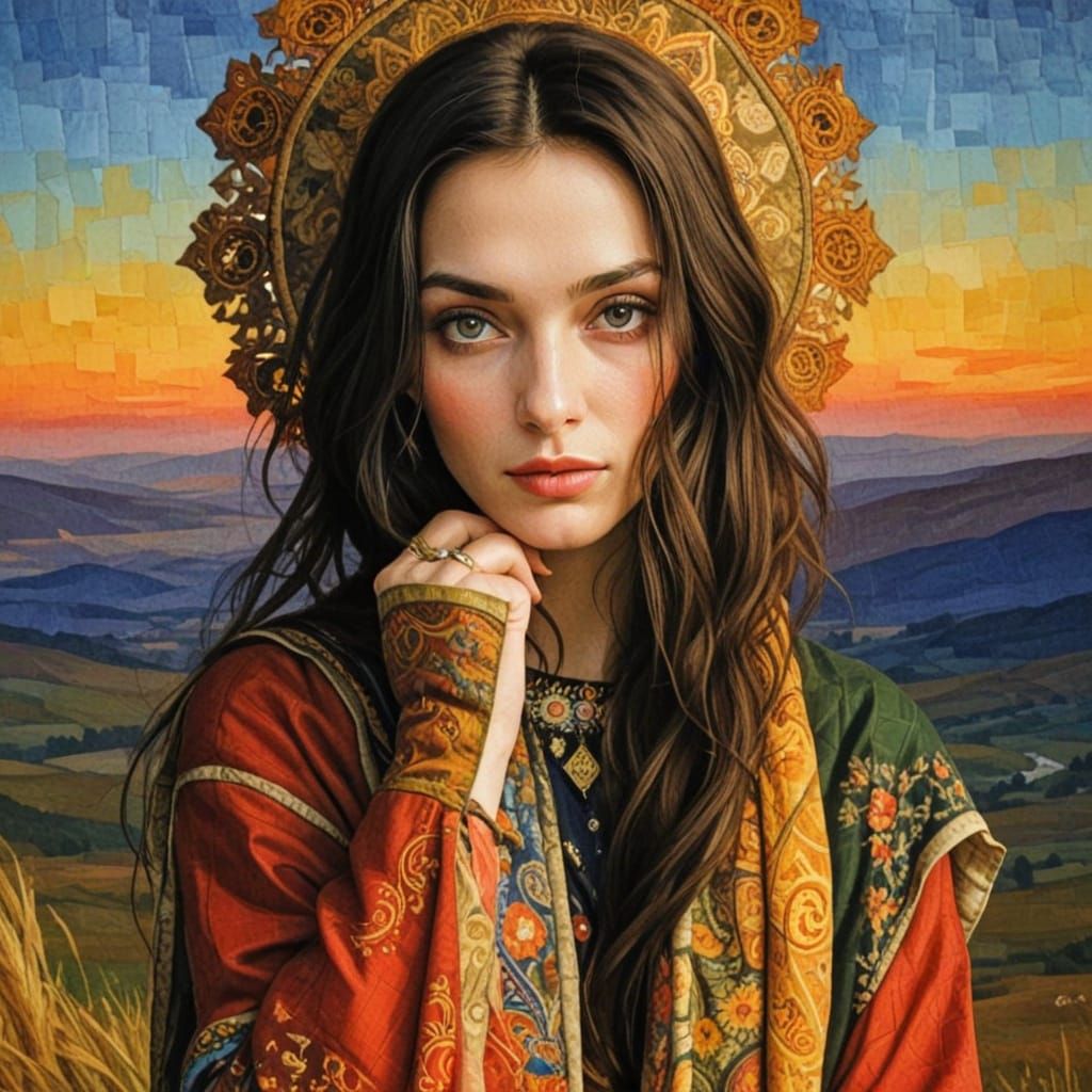 Vibrant Patchwork Quilts in a Mix of Patterns and Textures