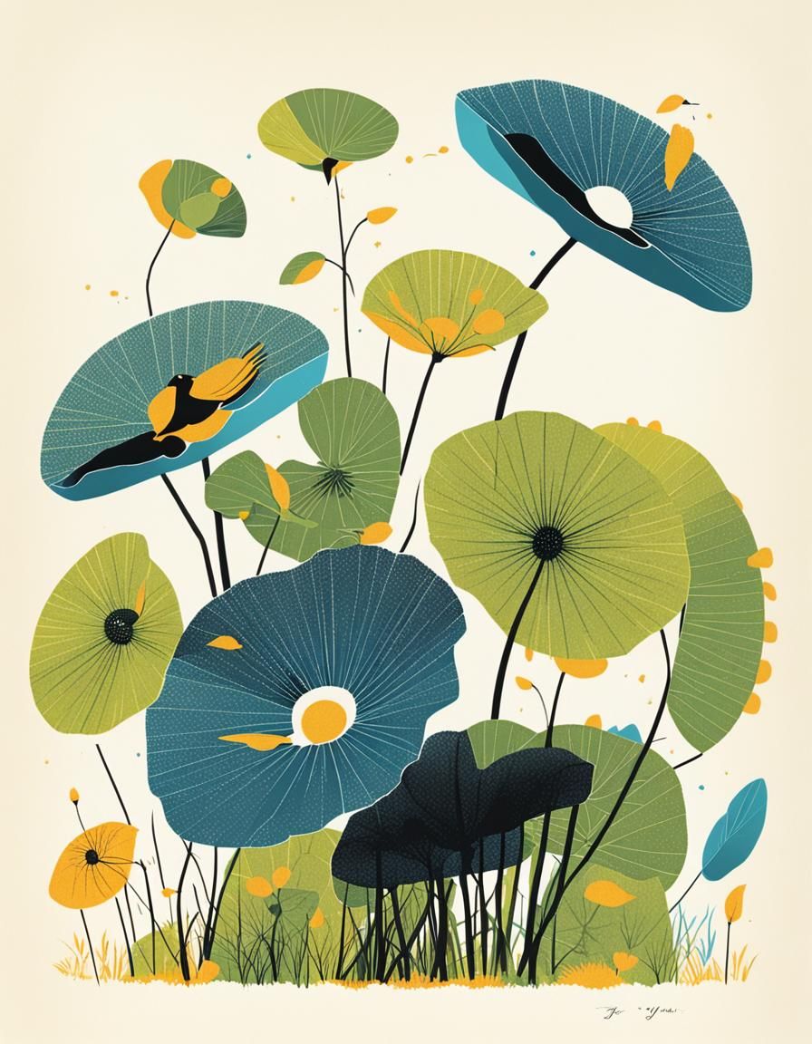 Surreal Landscape in Style of Tang Yau Hoong