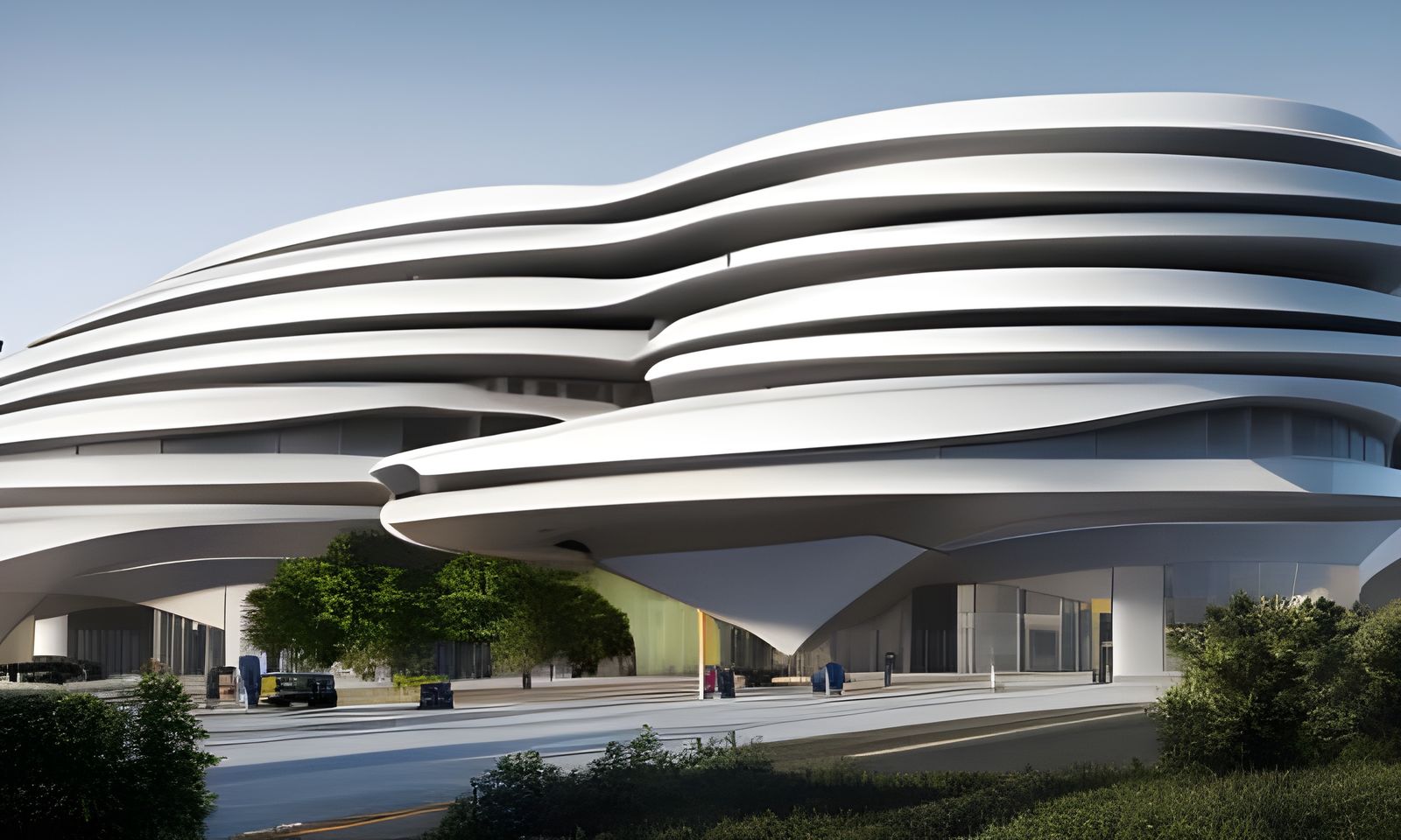 Futuristic Architecture Concept Art in Unreal Engine