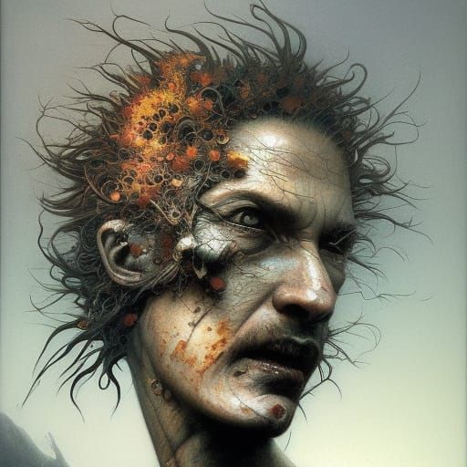 Street Fighter Portrait in Digital Art Style