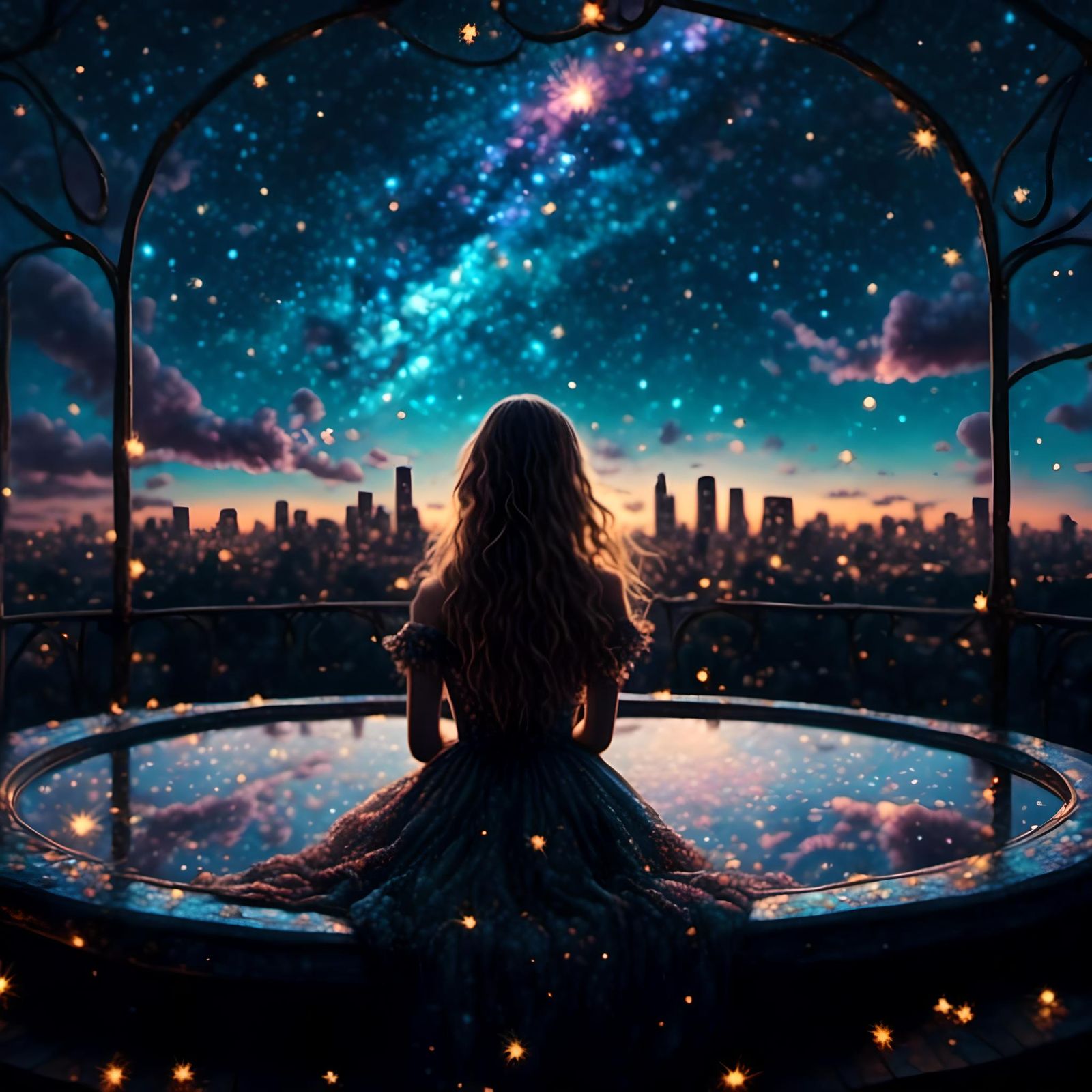 The stars are blazing like rebel diamonds Cut out of the sun