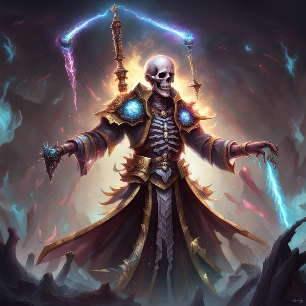 Laughing Noble Death in Epic Lights